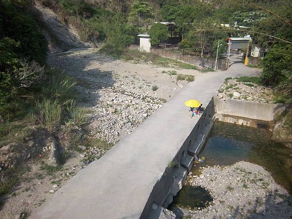 炮仔林吊橋 橋下