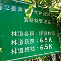 坪瀨林道6.5K