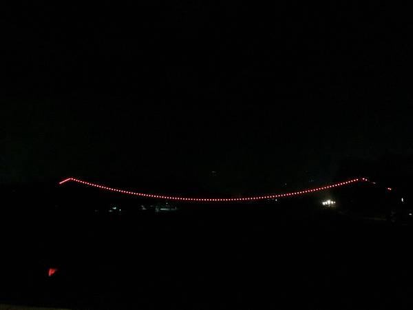 行千吊橋（竹崎）夜色