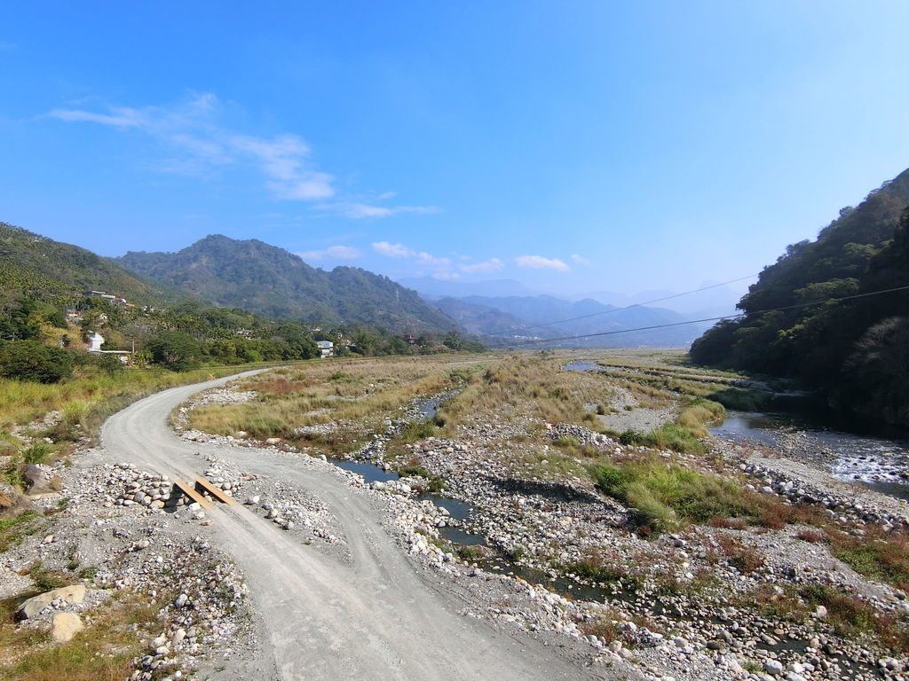 福興吊橋大甲溪上游方向