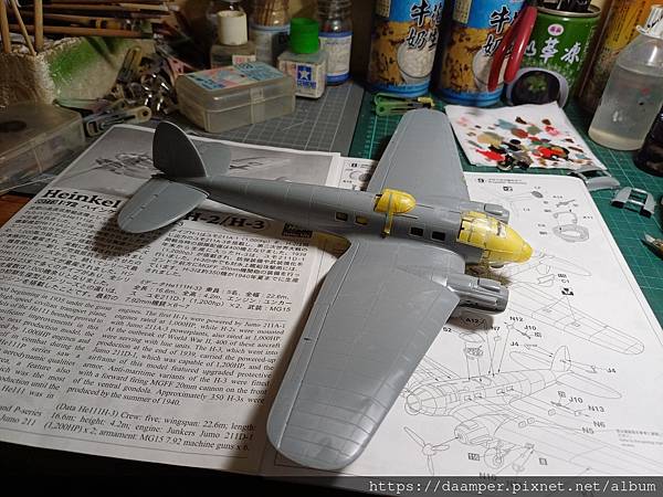 HASEGAWA 1/72 Heinkel Helll H-