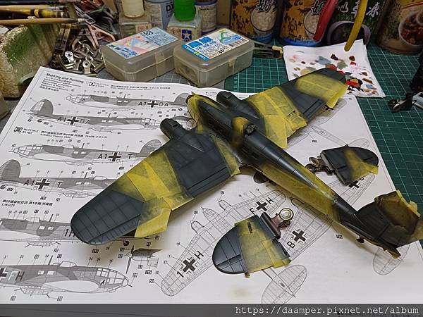 HASEGAWA 1/72 Heinkel Helll H-