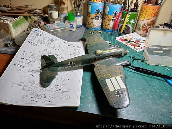 HASEGAWA 1/72 Heinkel Helll H-