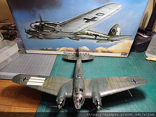 HASEGAWA 1/72 Heinkel Helll H-