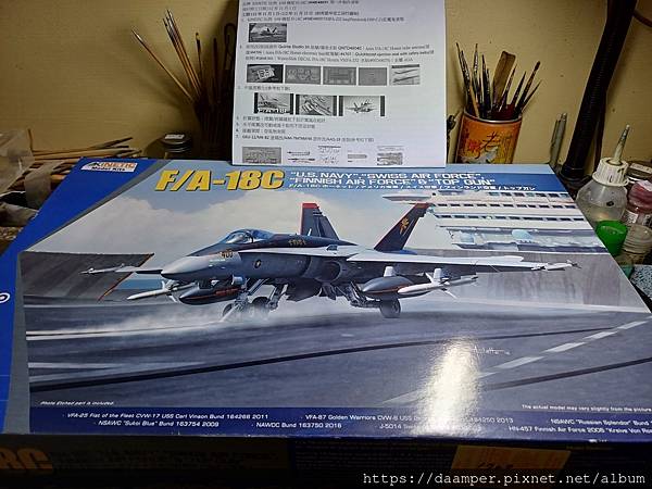 KINETIC 1/48 FA-18C紅魔鬼(製作上篇)