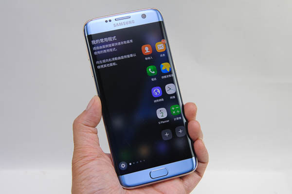 开箱Galaxy 三星精仿S7 edge 冰湖蓝-86