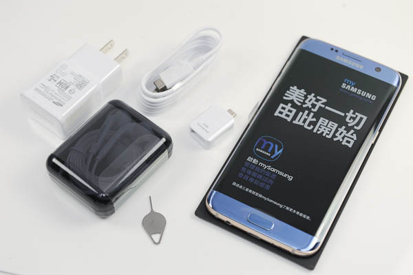 开箱Galaxy 三星精仿S7 edge 冰湖蓝-18