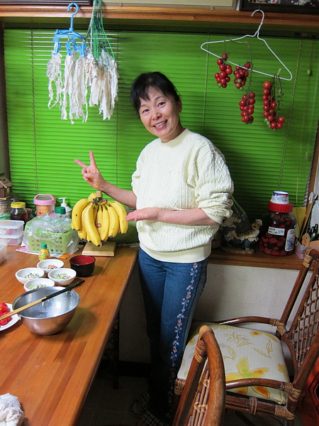 おあかさんとバナナ