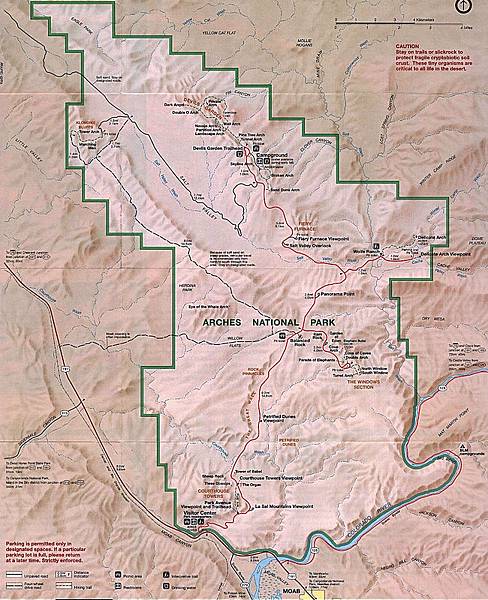 Arches-National-Park-Map