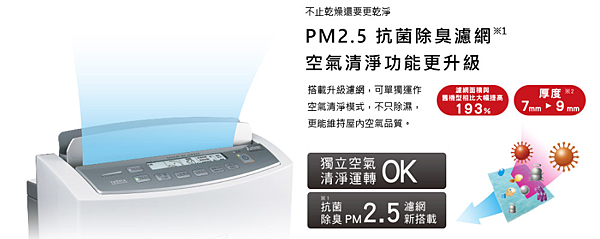 三菱 MJ-P180除濕機，具空氣清淨功能