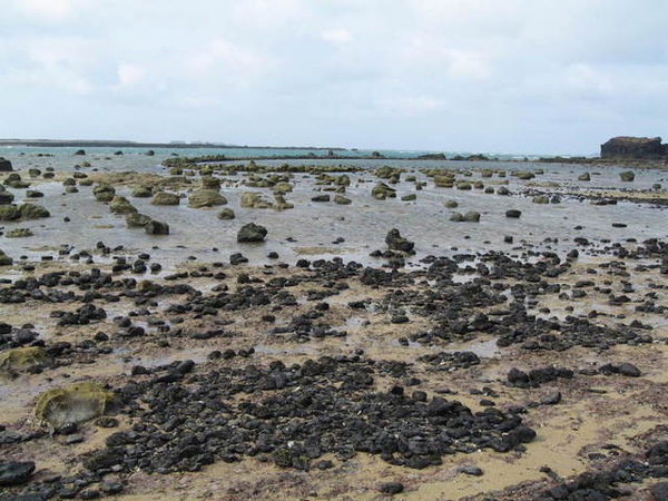 奎壁，退潮時露出的岩石