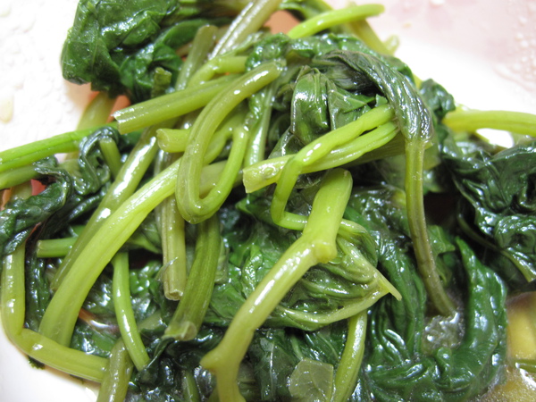 [晚餐]時鮮蔬菜(空心菜)
