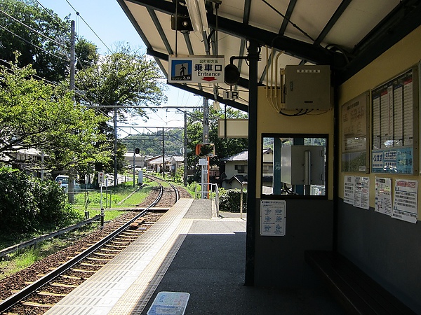 無人車站-叡山電鐵市原站