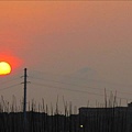 《大佳河濱公園區》都沒什麼好照的，不過被我照到可愛的夕陽啦