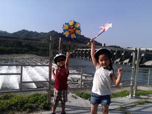 石岡壩風車合影二 038
