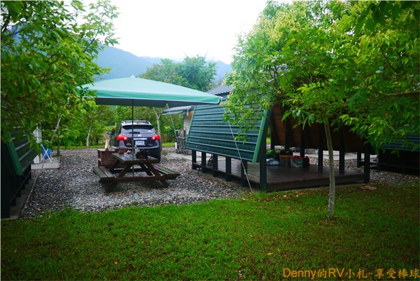 營位另一景,前方可停車輛 114