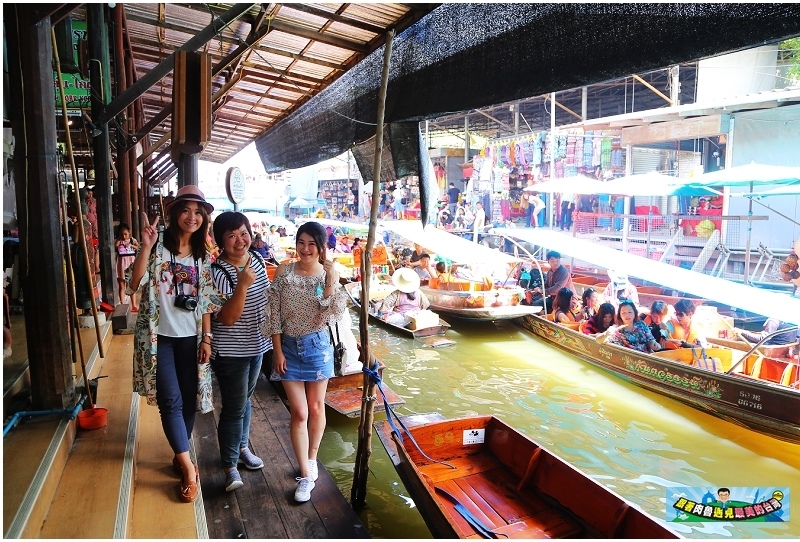 泰國曼谷一日遊！丹能莎朵水上市場、美功鐵道市集、奇特樹中廟！