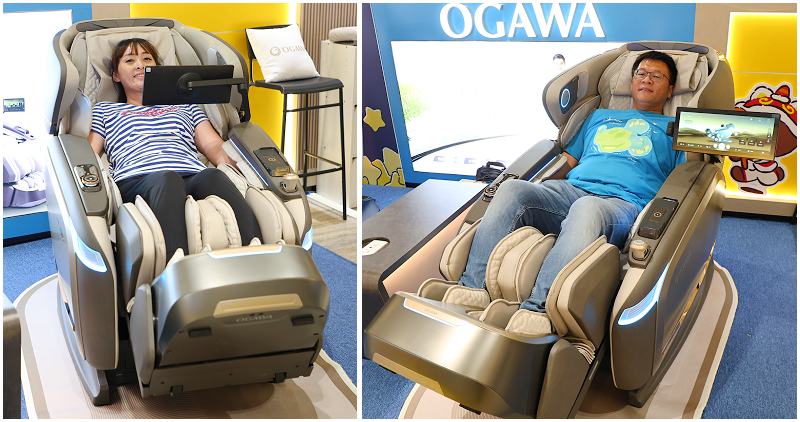 按摩椅評比！大推AI主動偵測功能！OGAWA 5D未來智感御