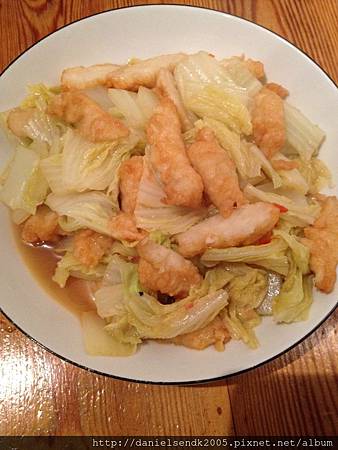 香辣魚板高麗菜 香辣魚板高麗菜