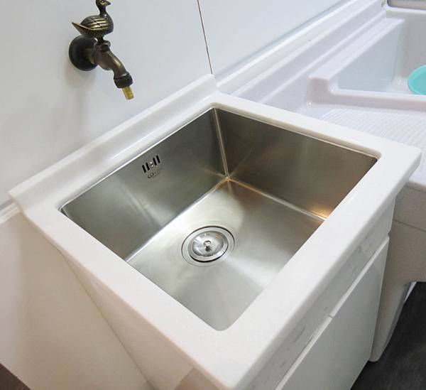 後陽台 手工不銹鋼水槽(訂製款)