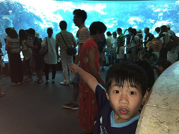 98美麗海水族館好多人啊.JPG