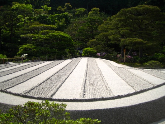 銀閣寺白沙灘