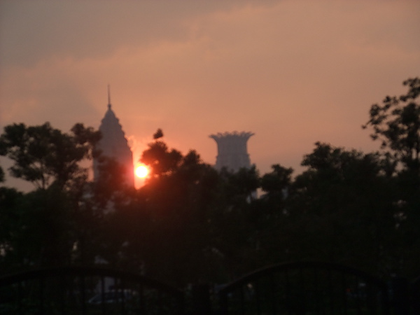 好愛夕陽的景