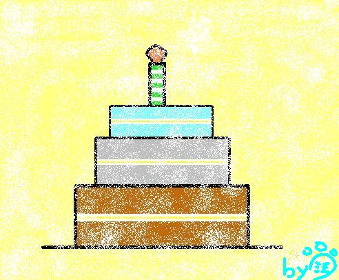 趴老大的生日蛋糕.JPG