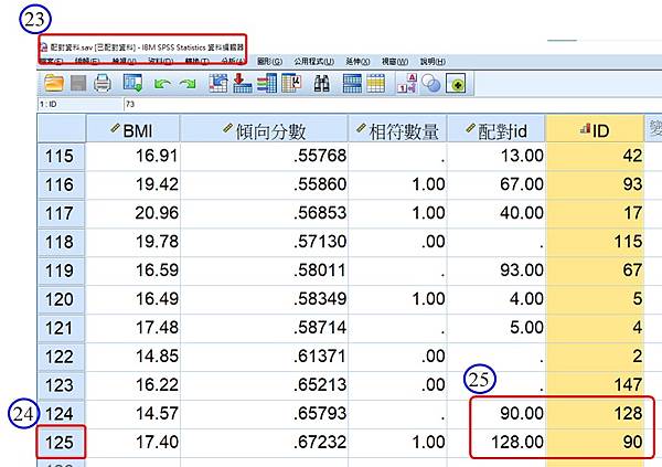 用SPSS進行傾向分數配對分析（Propensity sco