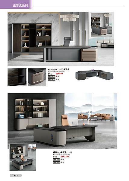 【Hi家居】特刊2025-084-P811主管桌