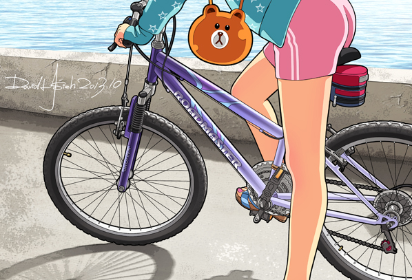 bike girl-1