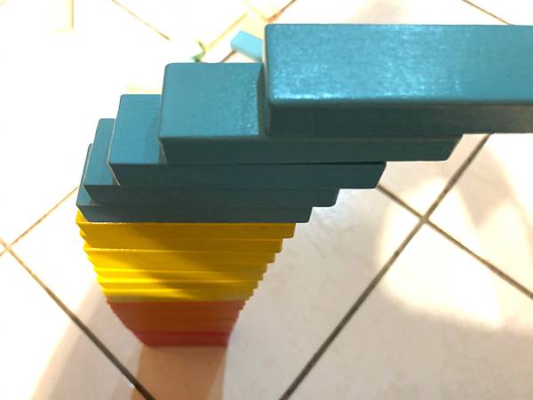 調和級數的發散與疊骨牌的關係