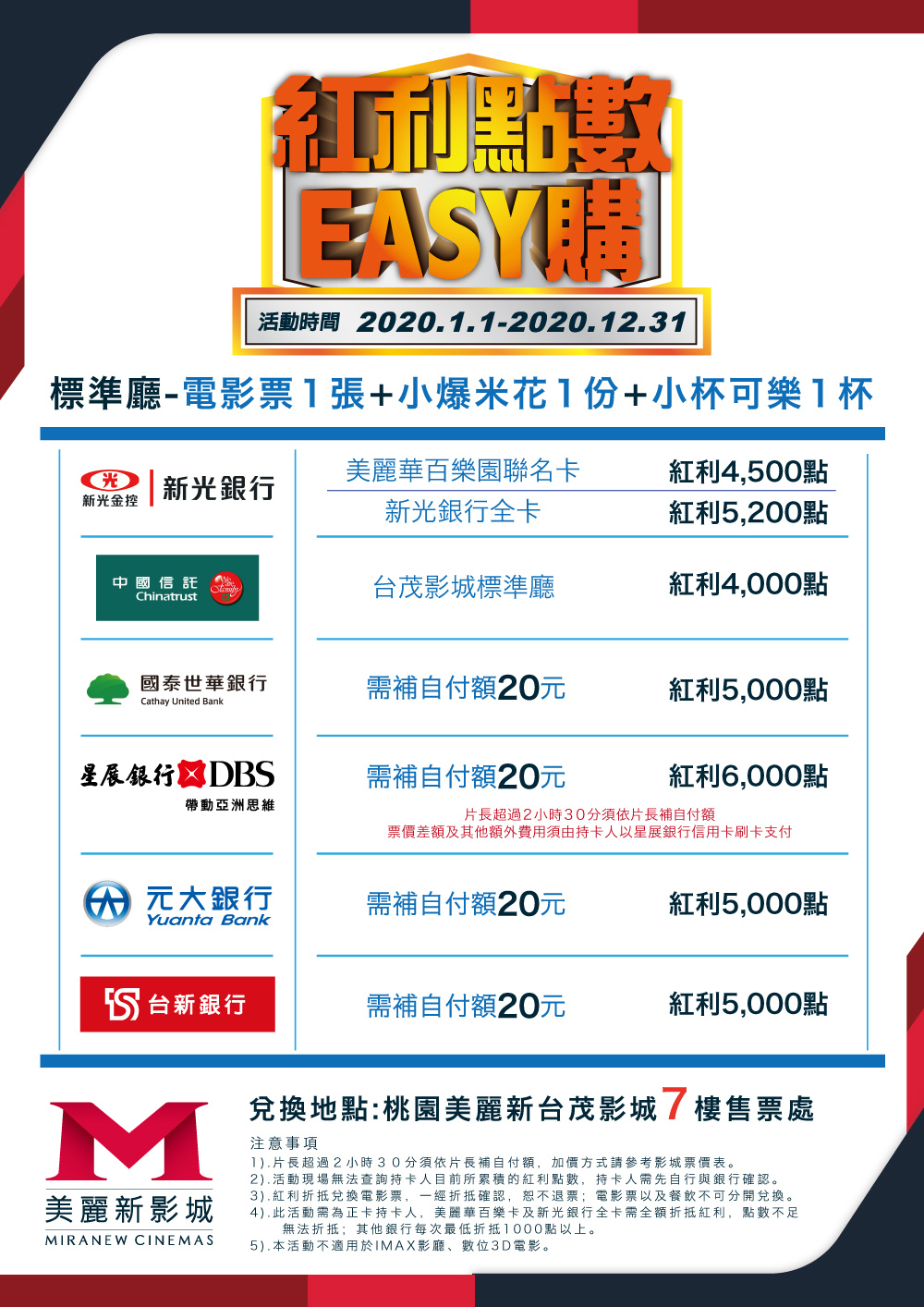 2020年 美麗新台茂影城 電影票價及信用卡電影優惠 黃大偉理財研究室 痞客邦