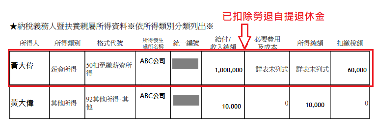 50扣免繳薪資所得-勞退自提.png