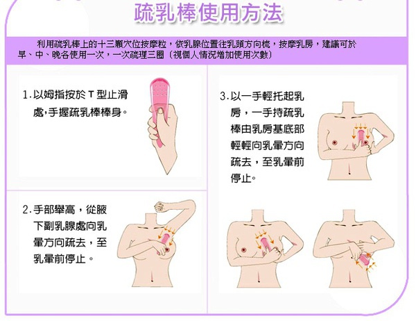 疏乳棒使用方法