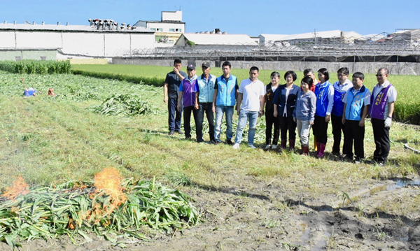 秋行軍蟲入侵彰化啟動災害緊急應變 王惠美今視察焚燒撲殺防疫作業1.png 秋行軍蟲入侵彰化啟動災害緊急應變 王惠美今視察焚燒撲殺防疫作業1.png