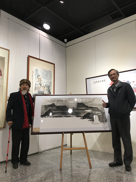 彰化生活美學館辦理鄭正慶水墨畫展 傳神寫照正在「阿堵」中3.png