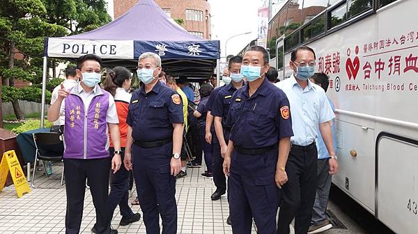 彰化縣警察局歡慶警察節 彰警義警齊捐血1.jpg