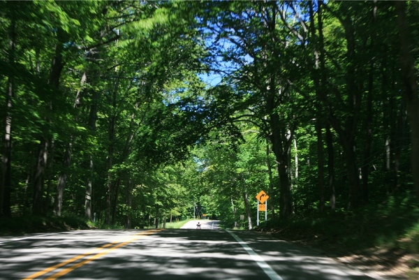 進入Sleeping bear national lakeshore範圍