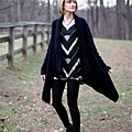 SWEATER, ANTHROPOLOGIE, in SWEATERS. NECKLACE, VINTAGE, in JEWELRY. SEQUIN TOP, VINTAGE, in SHIRTS (SHORT SLEEVE). LEGGINGS, COSTUME DEPT, in LEGWEAR. BOOTIES, GIVENCHY, in HEELS  WEDGES..jpg