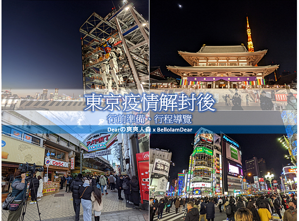 [遊記] 東京跨年、橫濱鋼彈，5天4夜行程