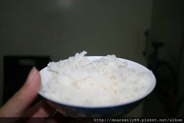 白裏亮透的米飯