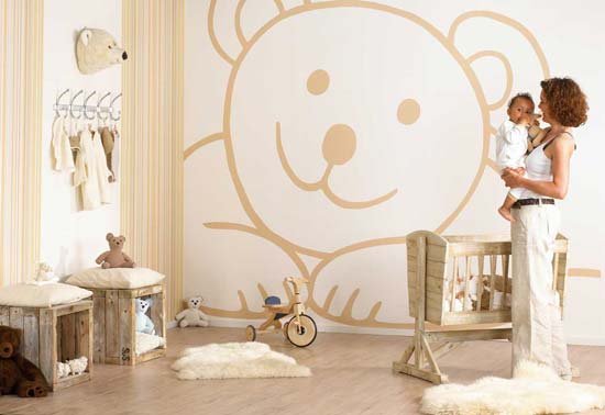 Teddy-Bear-Wall-mural-Baby-Room