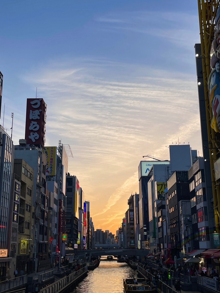 【日本。大阪】おいしい～🎡⚓🌇道頓堀必吃たこ焼き🐙超人氣排隊