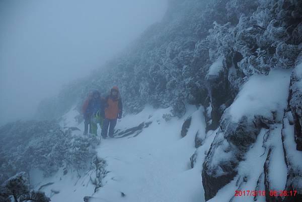 20170309-10 雪登玉山-3-排雲山莊到玉山主峰  (5)