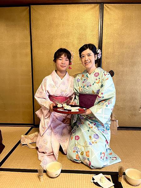2025/1 京都大阪行之四：和服、茶道、做和果子體驗