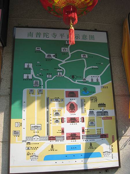 菩陀寺路線圖