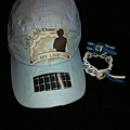 太陽能LED照明帽－淺藍