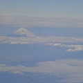 飛機上的富士山