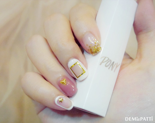 Han nail design 漢妮時尚美甲_時尚幾何秋冬小華麗風凝 ...